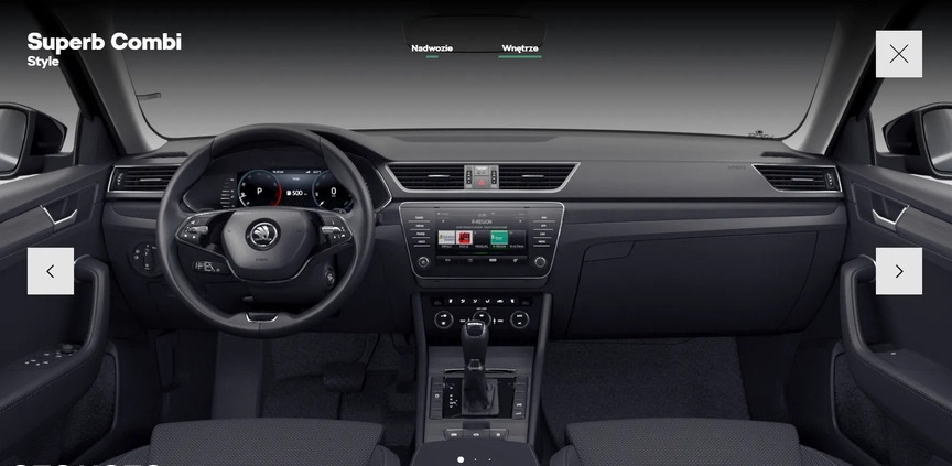 Skoda Superb cena 168150 przebieg: 5, rok produkcji 2024 z Poniatowa małe 16